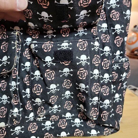 O'Neill Skull and Rose Tote - Vintage! - Picture 7 of 9